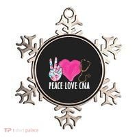 Certified Nursing Assistant Peace Love CNA Nurse Ornament thumb 0