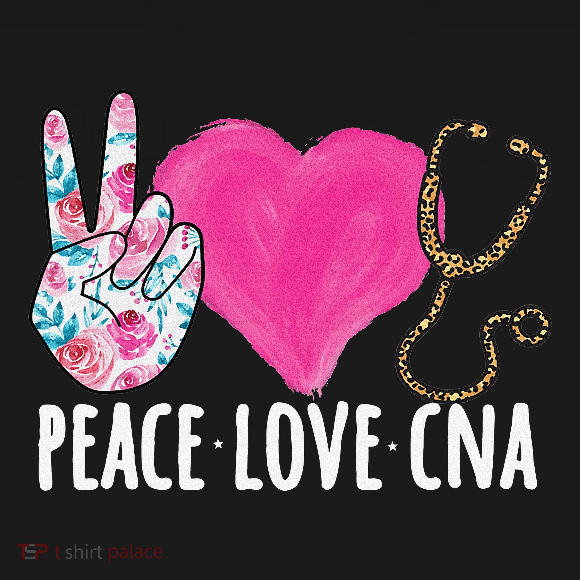 Certified Nursing Assistant Peace Love CNA Nurse Baby Bodysuit