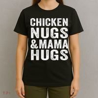 Chicken Nugs and Mama Hugs Toddler for Chicken Nugget Lover T-Shirt thumb 4