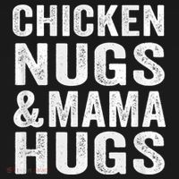 Chicken Nugs and Mama Hugs Toddler for Chicken Nugget Lover Tote Bag thumb 4