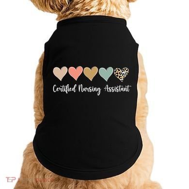 Certified Nursing Assistant Leopard Nurse Assistant Cna Gift Doggie Tank
