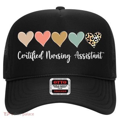 Certified Nursing Assistant Leopard Nurse Assistant Cna Gift Hat
