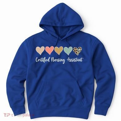 Certified Nursing Assistant Leopard Nurse Assistant Cna Gift Hoodie