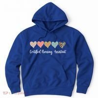 Certified Nursing Assistant Leopard Nurse Assistant Cna Gift Hoodie thumb 0