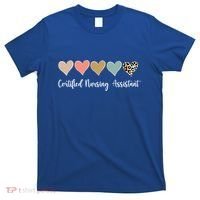 Certified Nursing Assistant Leopard Nurse Assistant Cna Gift T-Shirt thumb 0