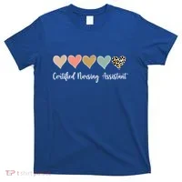 Certified Nursing Assistant Leopard Nurse Assistant Cna Gift T-Shirt thumb 0