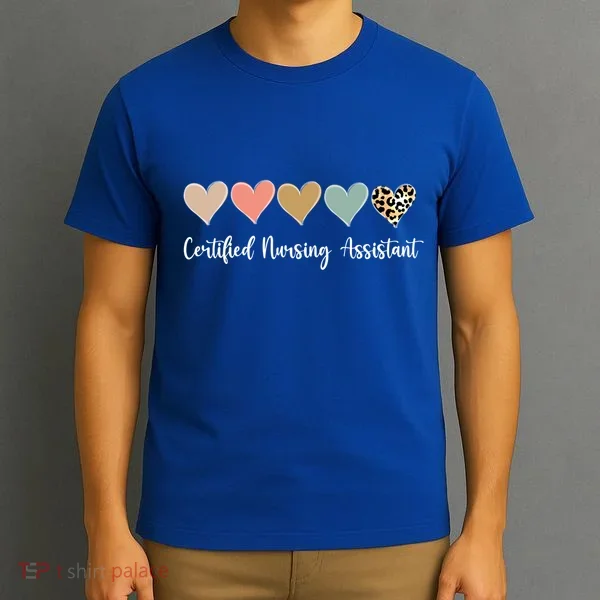 Certified Nursing Assistant Leopard Nurse Assistant Cna Gift T-Shirt