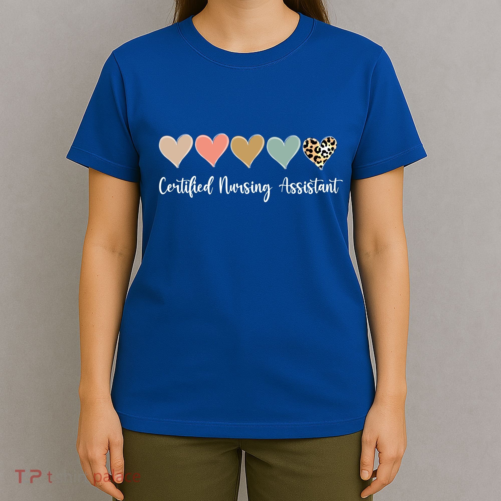 Certified Nursing Assistant Leopard Nurse Assistant Cna Gift T-Shirt