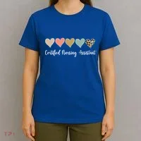 Certified Nursing Assistant Leopard Nurse Assistant Cna Gift T-Shirt thumb 4