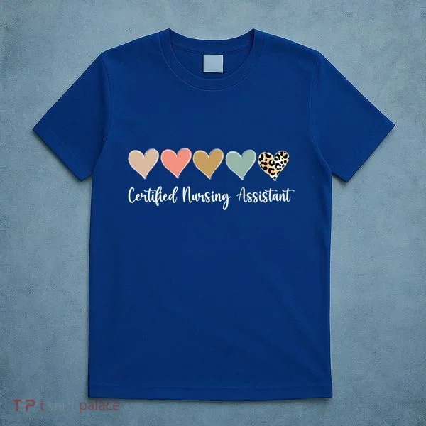Certified Nursing Assistant Leopard Nurse Assistant Cna Gift T-Shirt
