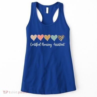 Certified Nursing Assistant Leopard Nurse Assistant Cna Gift Women's Tank Top