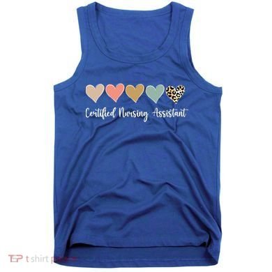 Certified Nursing Assistant Leopard Nurse Assistant Cna Gift Tank Top