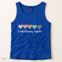 Certified Nursing Assistant Leopard Nurse Assistant Cna Gift Tank Top thumb 2