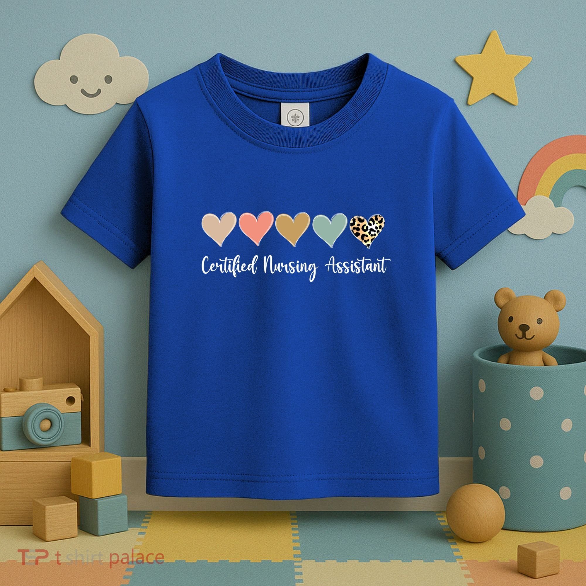 Certified Nursing Assistant Leopard Nurse Assistant Cna Gift Toddler T-Shirt