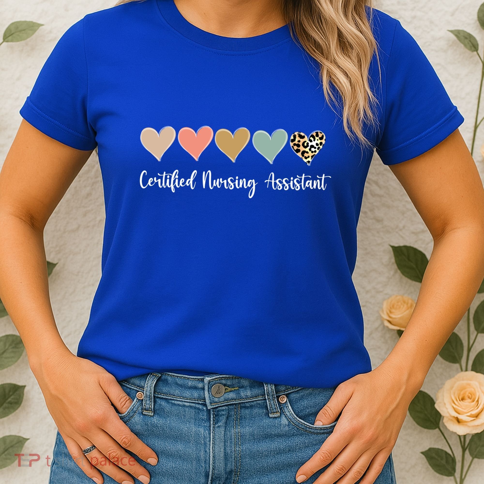 Certified Nursing Assistant Leopard Nurse Assistant Cna Gift Women's T-Shirt