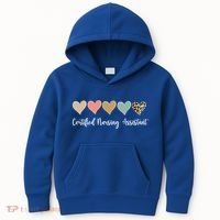 Certified Nursing Assistant Leopard Nurse Assistant Cna Gift Kids Hoodie thumb 0