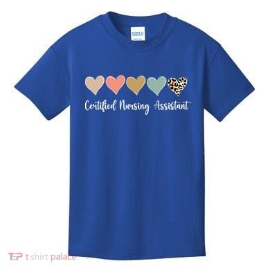 Certified Nursing Assistant Leopard Nurse Assistant Cna Gift Kids T-Shirt