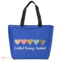 Certified Nursing Assistant Leopard Nurse Assistant Cna Gift Tote Bag thumb 0
