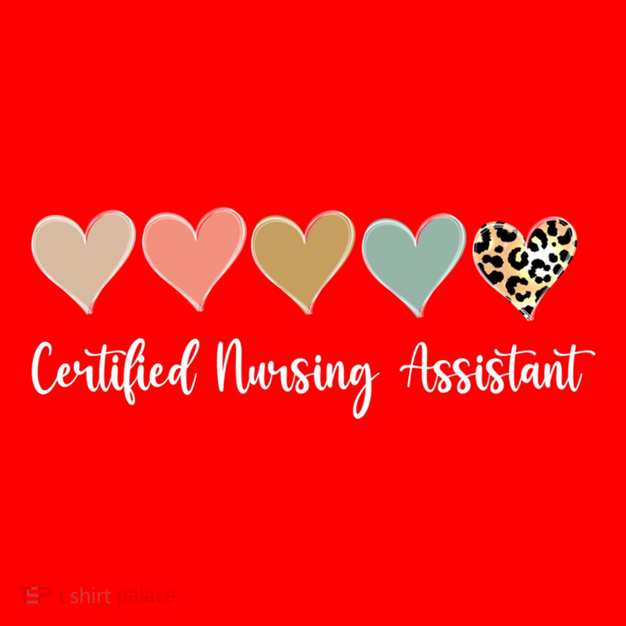 Certified Nursing Assistant Leopard Nurse Assistant Cna Gift Santa Hat