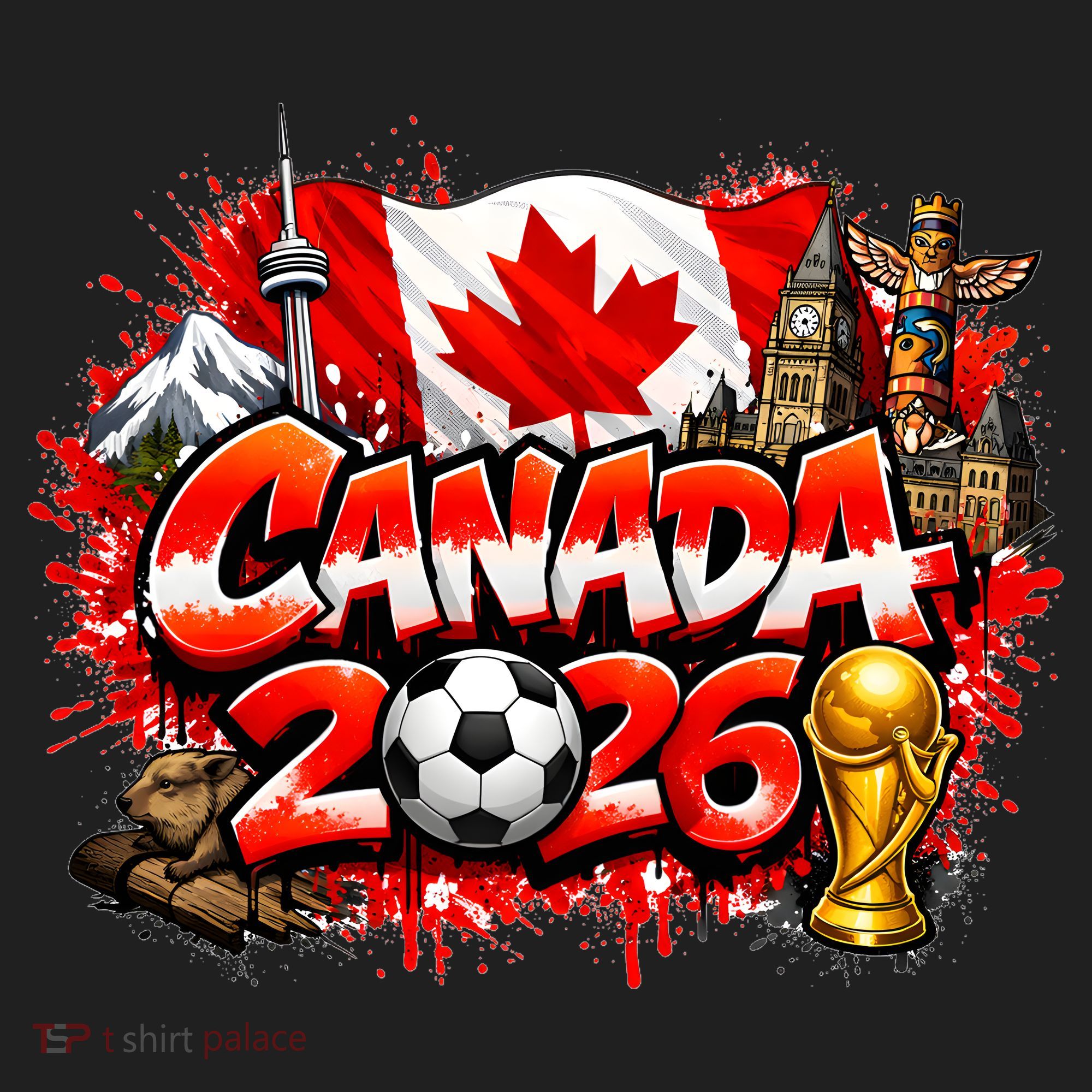 CANADA North America Soccer Tournament 2026 Beanie