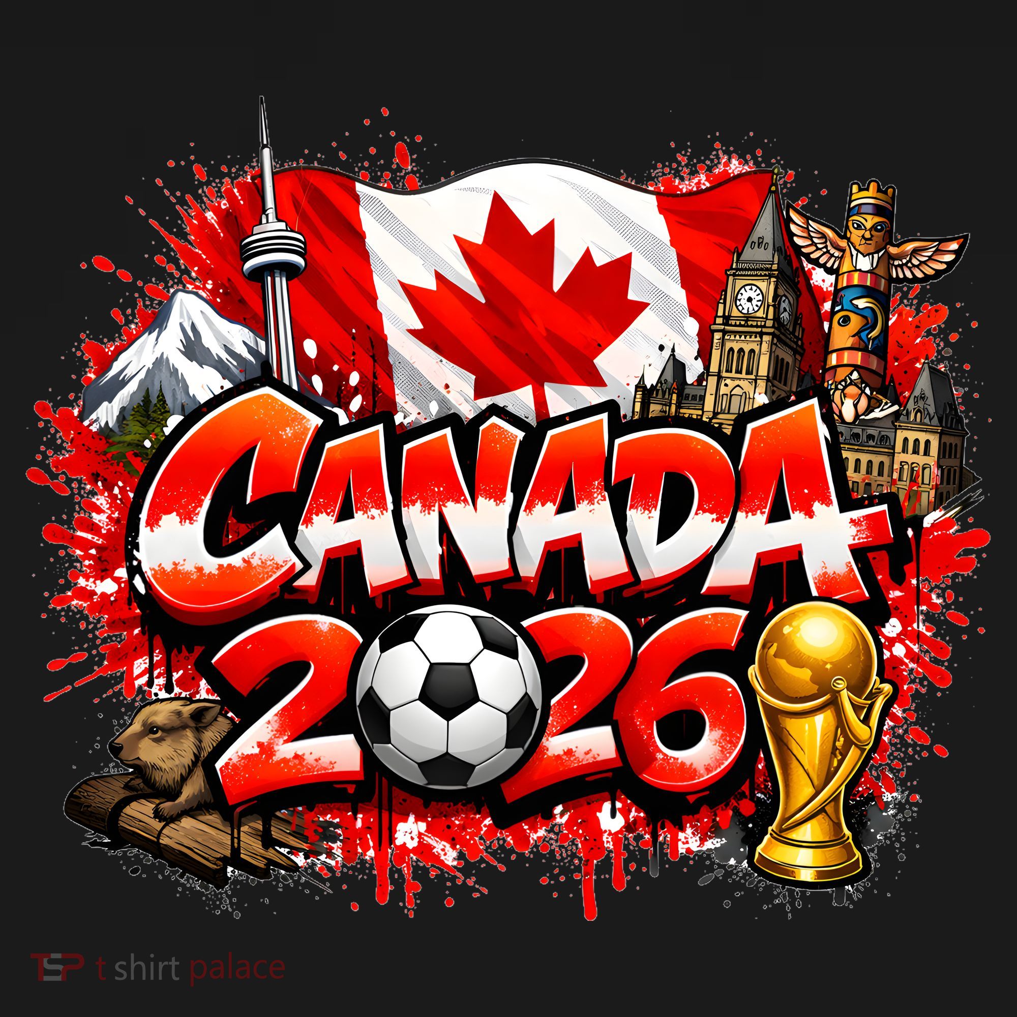 CANADA North America Soccer Tournament 2026 Women's Hoodie