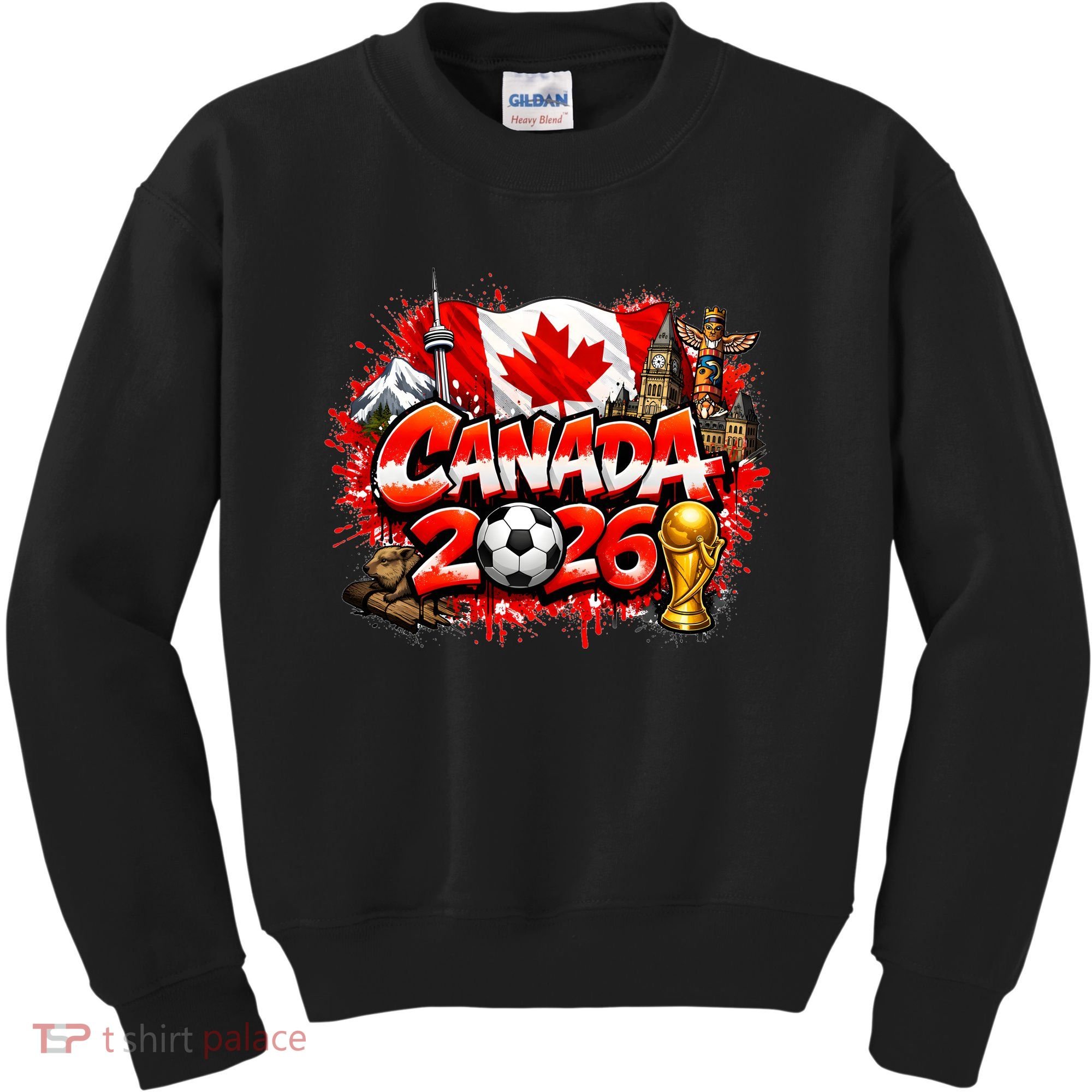 CANADA North America Soccer Tournament 2026 Kids Sweatshirt