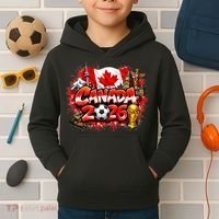 CANADA North America Soccer Tournament 2026 Kids Hoodie thumb 2