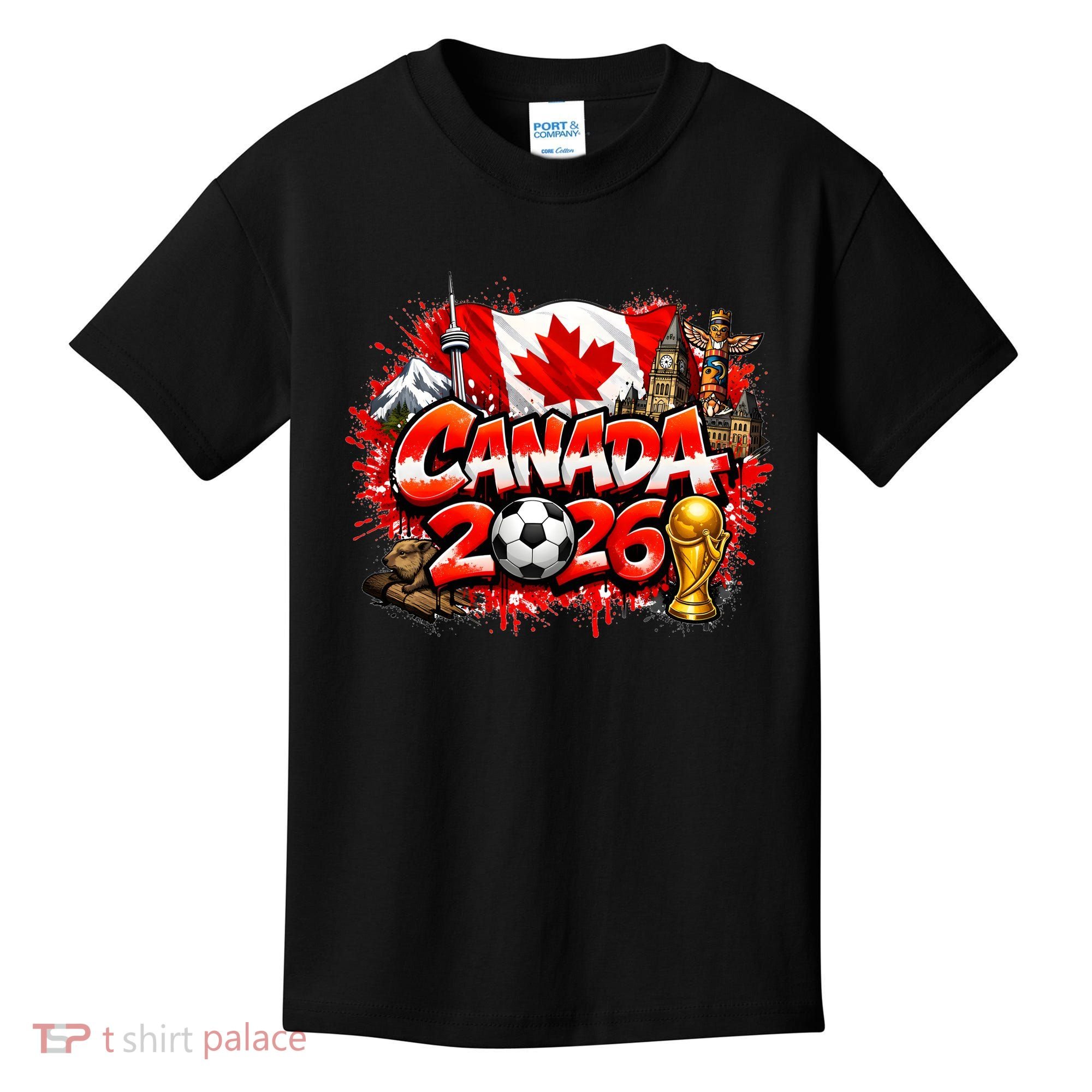 CANADA North America Soccer Tournament 2026 Kids T-Shirt