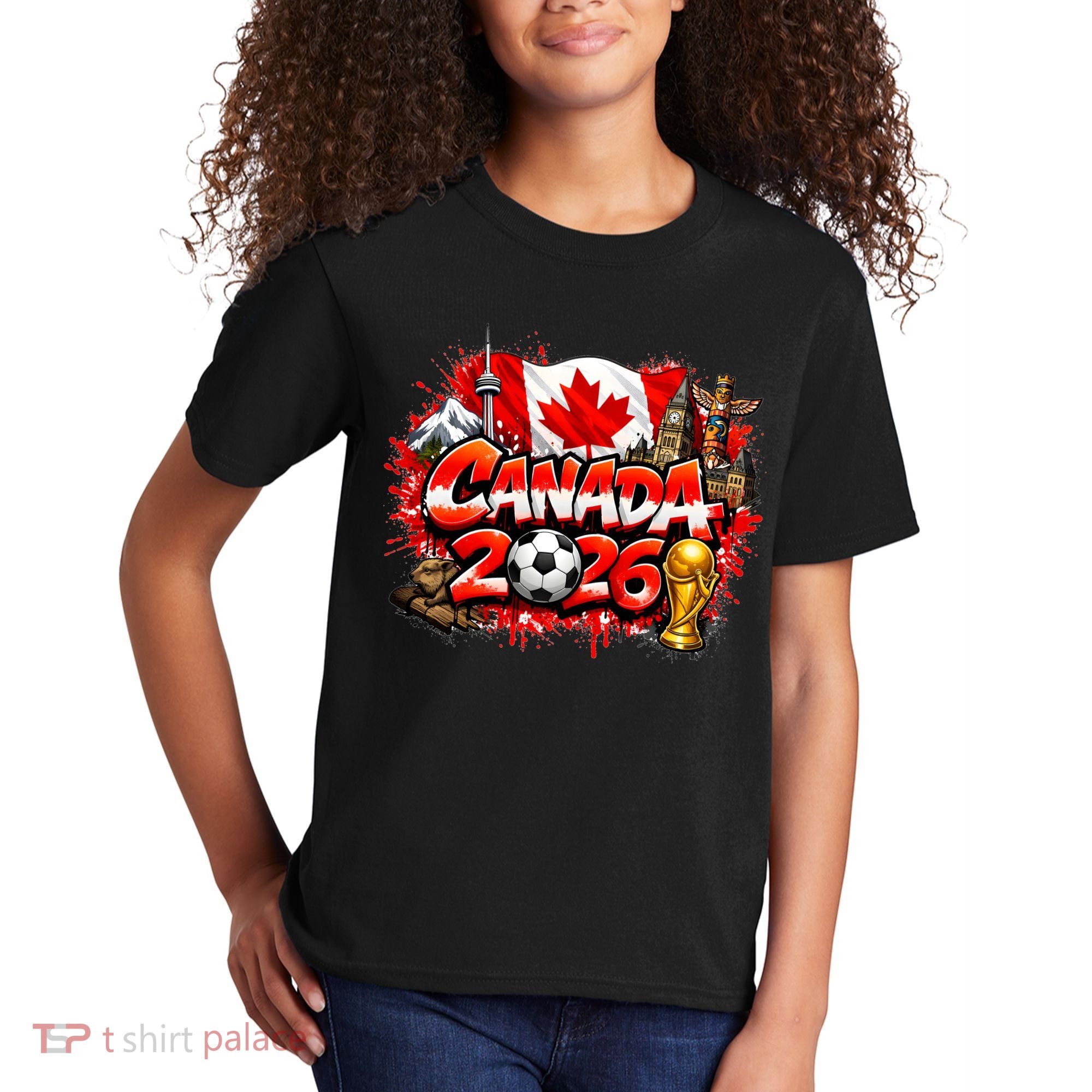 CANADA North America Soccer Tournament 2026 Kids T-Shirt
