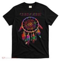 Cherokee Native American Indian Colorful Dreamcatcher Tribal T-Shirt thumb 0