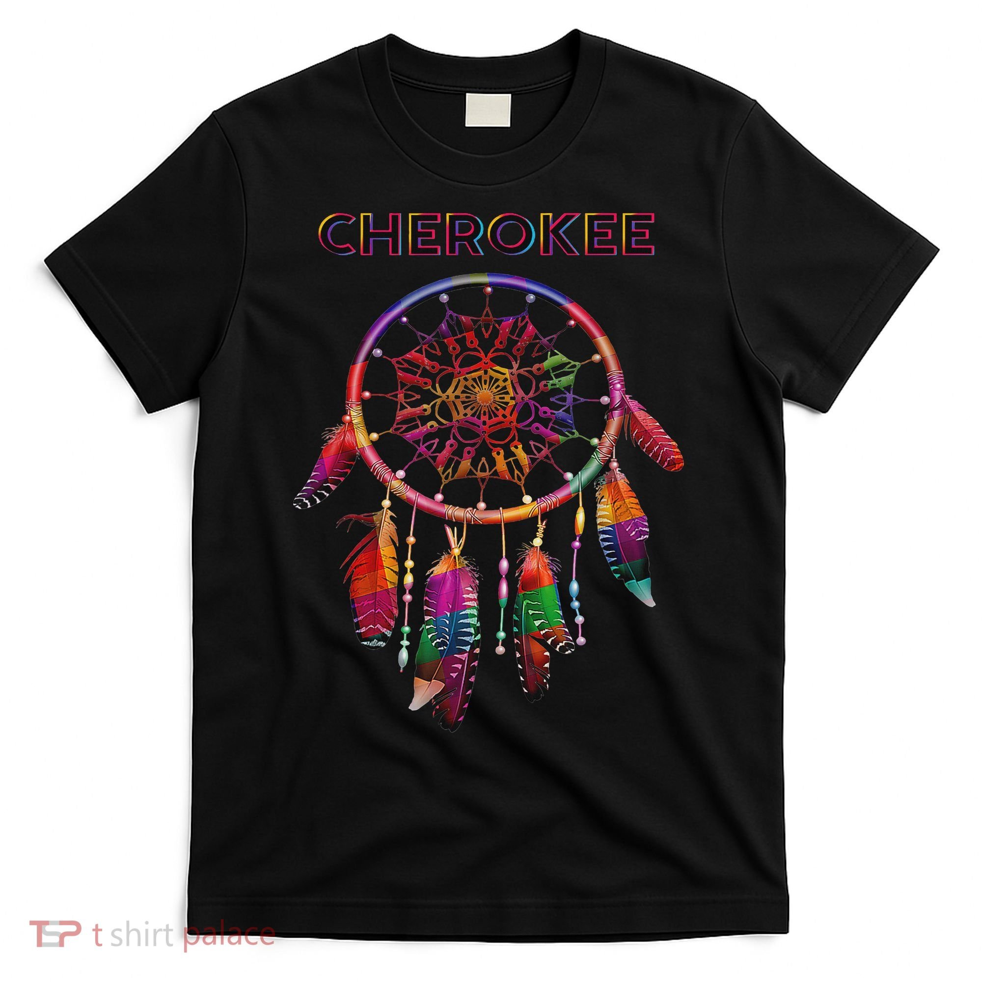 Cherokee Native American Indian Colorful Dreamcatcher Tribal T-Shirt