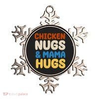 Chicken Nugs And Mama Hugs Ornament thumb 0