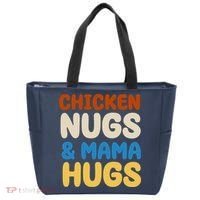 Chicken Nugs And Mama Hugs Tote Bag thumb 0