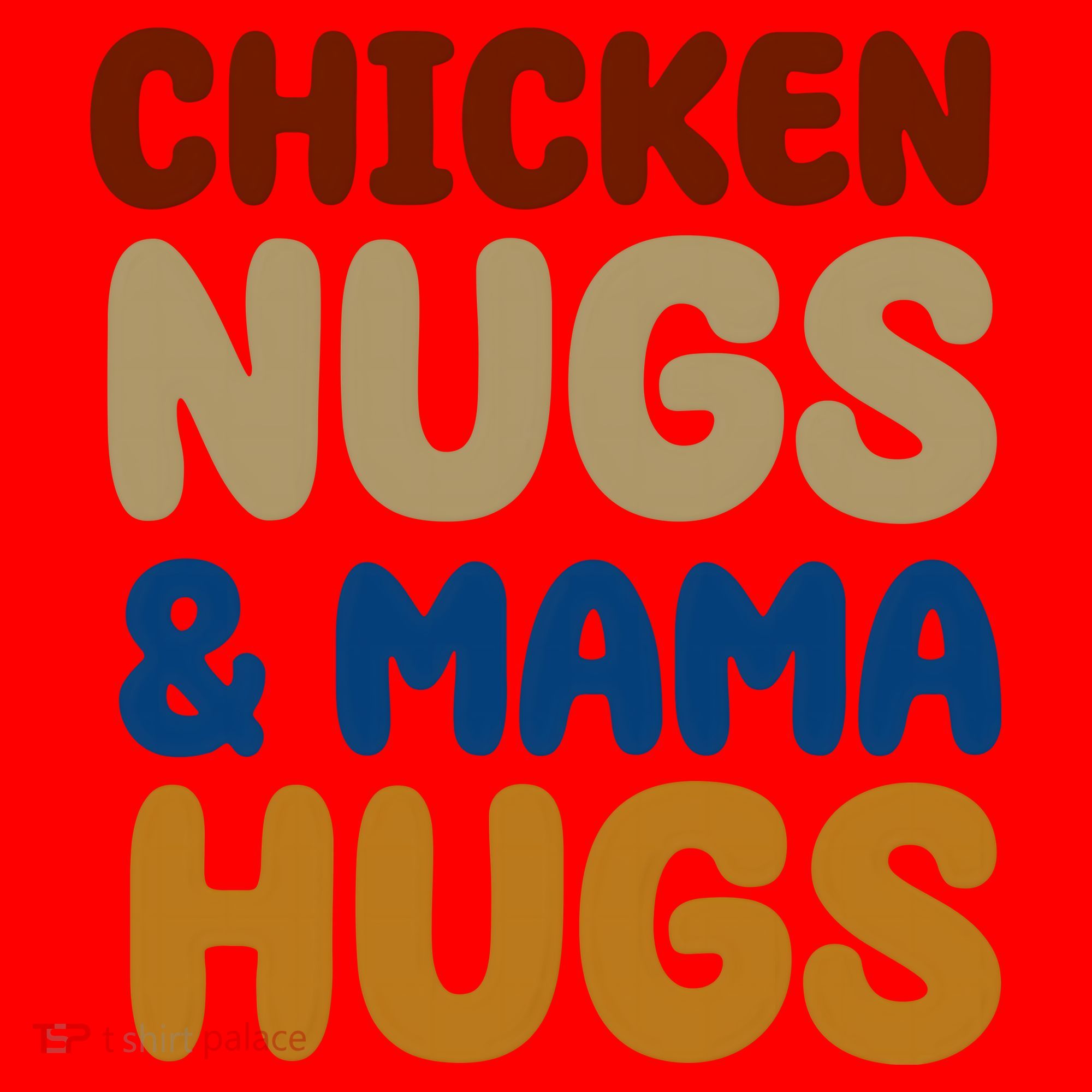 Chicken Nugs And Mama Hugs Santa Hat