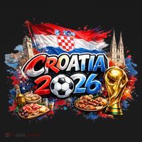 CROITIA North America Soccer Tournament 2026 Women's Hoodie thumb 2