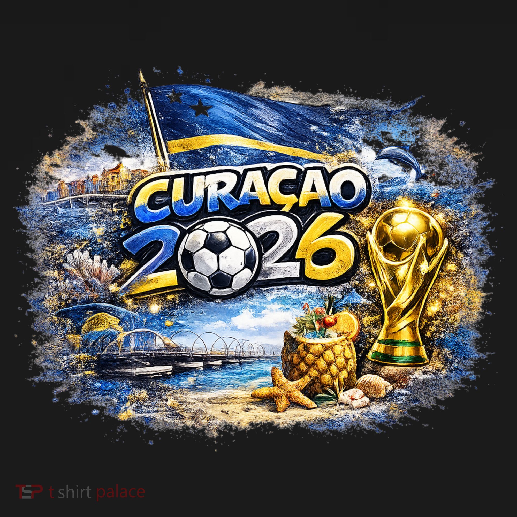 CURACAO North America Soccer Tournament 2026 T-Shirt