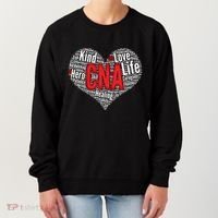 Certified Nursing Assistant Cna Heart Healthcare Profession Cool Gift Women's Sweatshirt thumb 0