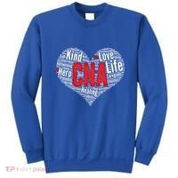 Certified Nursing Assistant Cna Heart Healthcare Profession Cool Gift Sweatshirt thumb 0