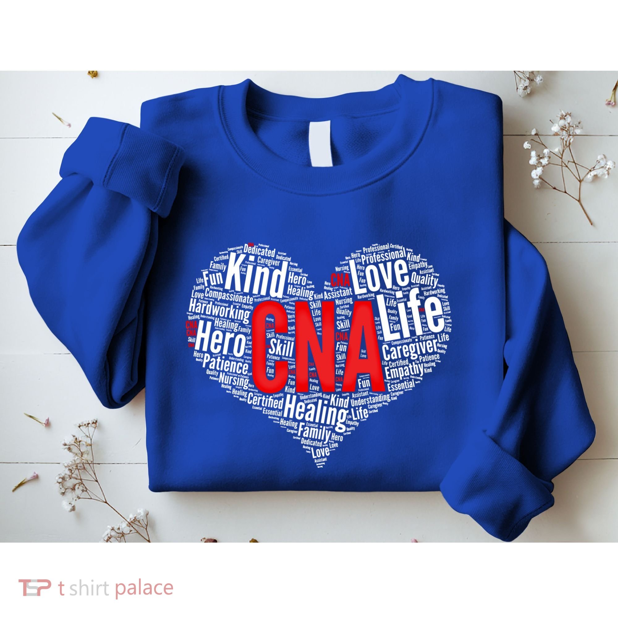 Certified Nursing Assistant Cna Heart Healthcare Profession Cool Gift Sweatshirt