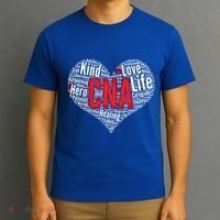 Certified Nursing Assistant Cna Heart Healthcare Profession Cool Gift T-Shirt thumb 3