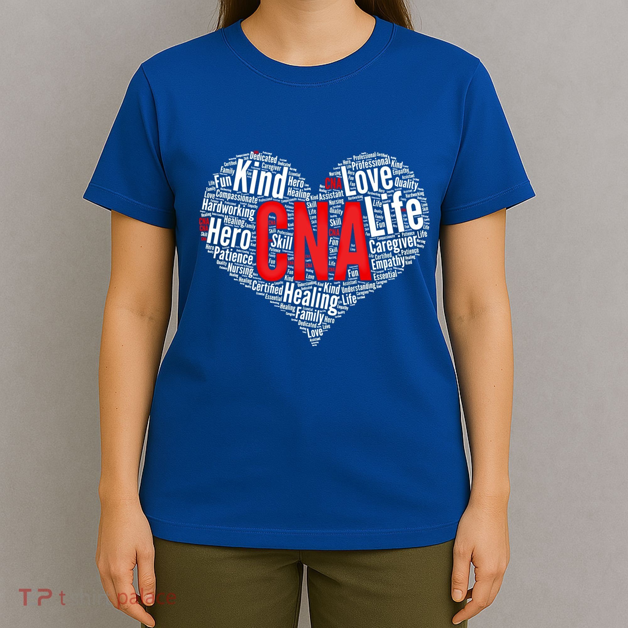 Certified Nursing Assistant Cna Heart Healthcare Profession Cool Gift T-Shirt