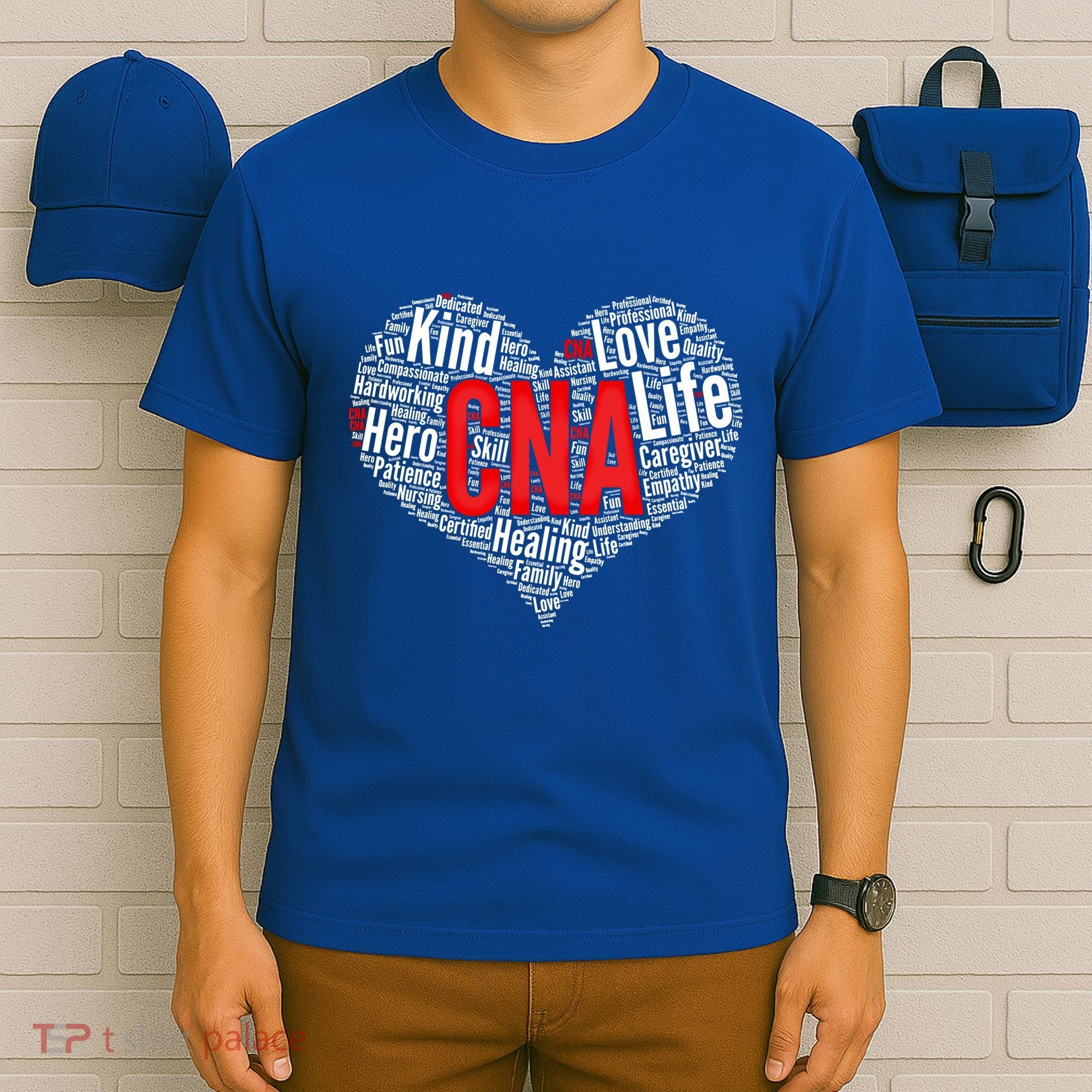 Certified Nursing Assistant Cna Heart Healthcare Profession Cool Gift T-Shirt