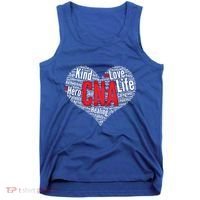 Certified Nursing Assistant Cna Heart Healthcare Profession Cool Gift Tank Top thumb 0