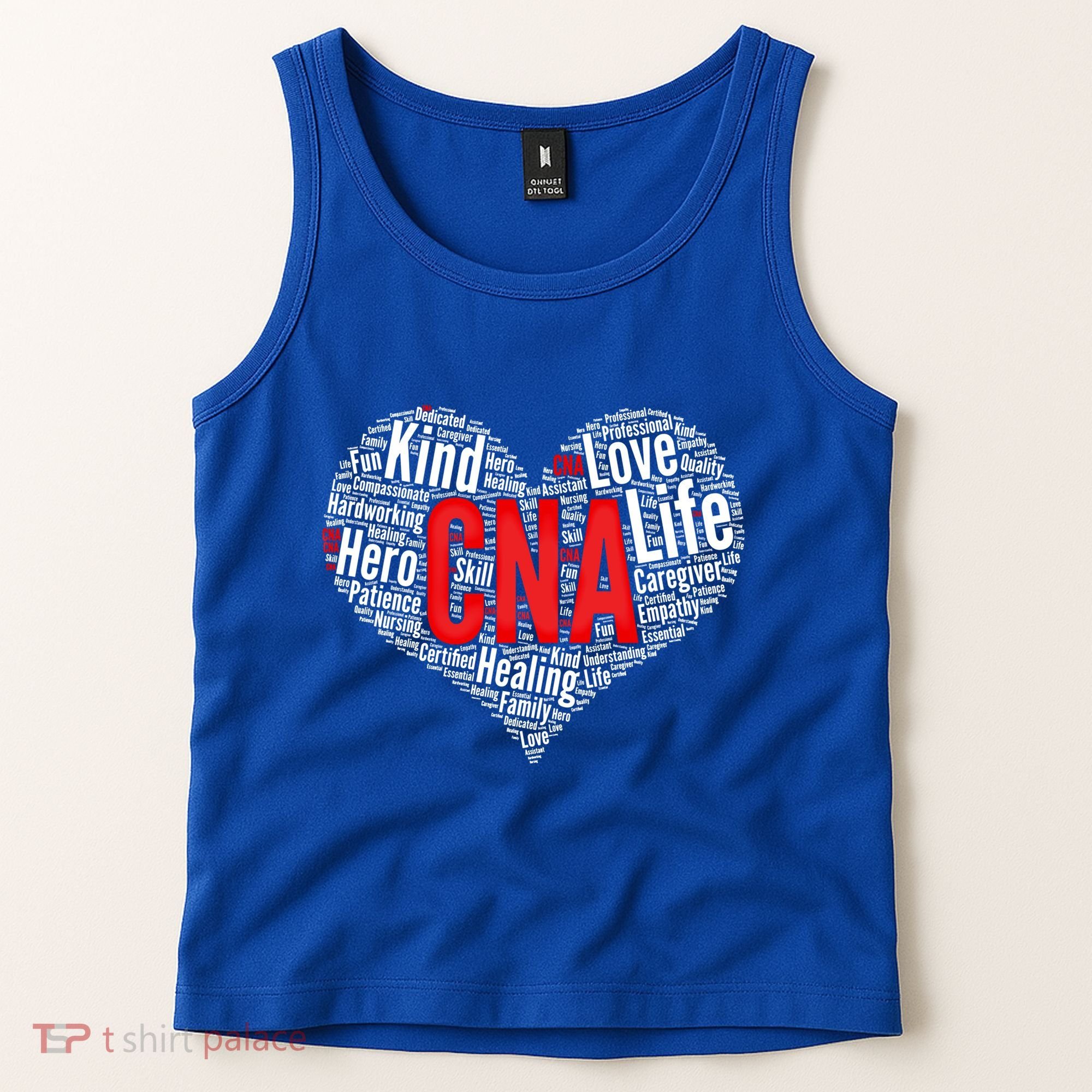 Certified Nursing Assistant Cna Heart Healthcare Profession Cool Gift Tank Top
