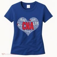 Certified Nursing Assistant Cna Heart Healthcare Profession Cool Gift Women's T-Shirt thumb 0