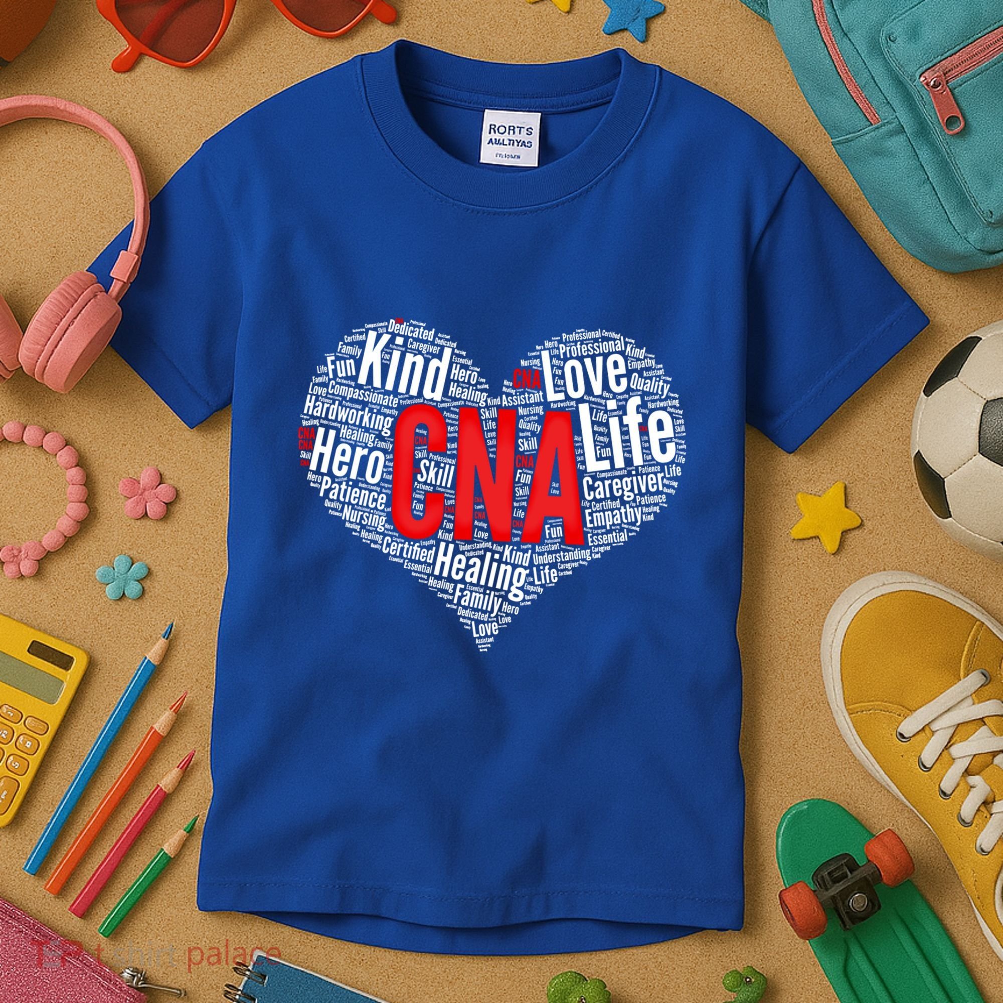 Certified Nursing Assistant Cna Heart Healthcare Profession Cool Gift Kids T-Shirt