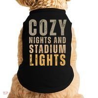 Cozy Nights And Stadium Lights Football Doggie Tank thumb 0