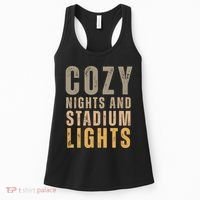 Cozy Nights And Stadium Lights Football Women's Tank Top thumb 0