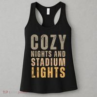 Cozy Nights And Stadium Lights Football Women's Tank Top thumb 3