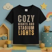Cozy Nights And Stadium Lights Football Toddler T-Shirt thumb 3
